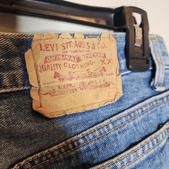 Vintage 90s Levi's Button Fly Highrise Mom Jean Size 15 (Modern 10-ish) - Picture 4 of 16